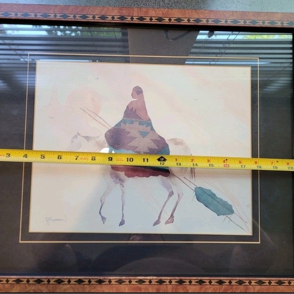 J Madden Southwest Art Print Framed 22 x 17 - Picture 6 of 9